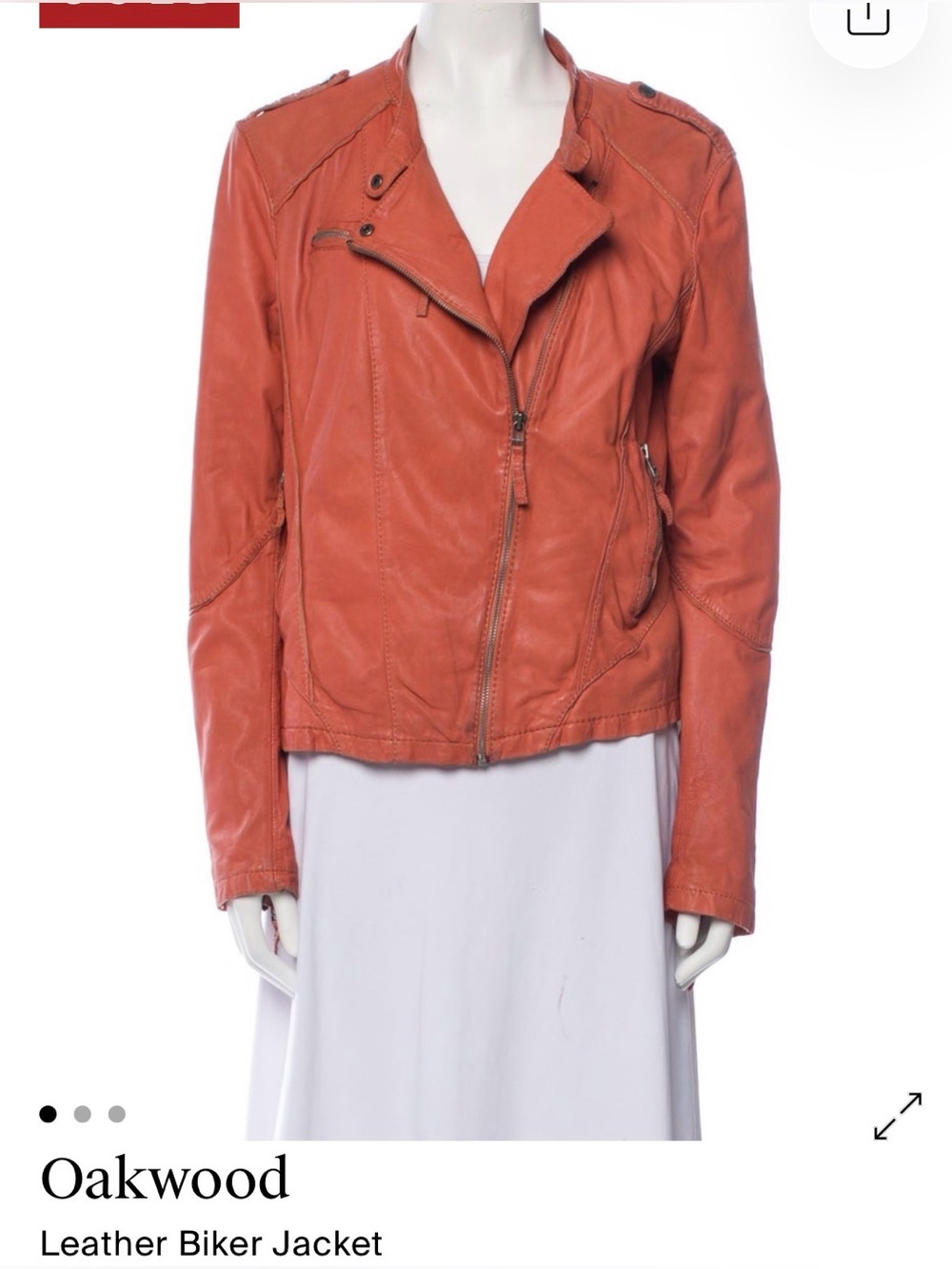 Women's Oakwood Leather Biker Jacket